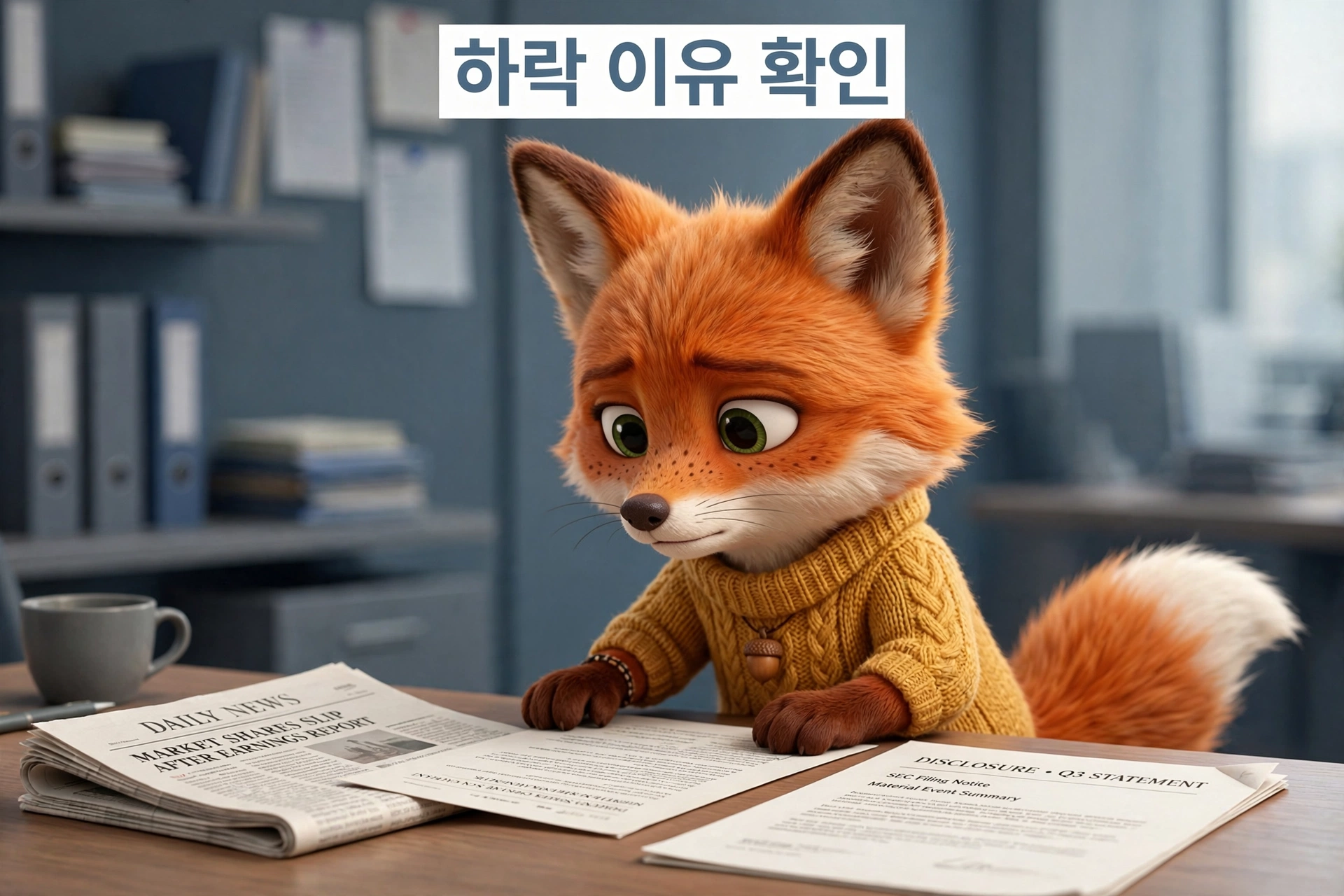 기아 주가 하락 이유 확인 안내