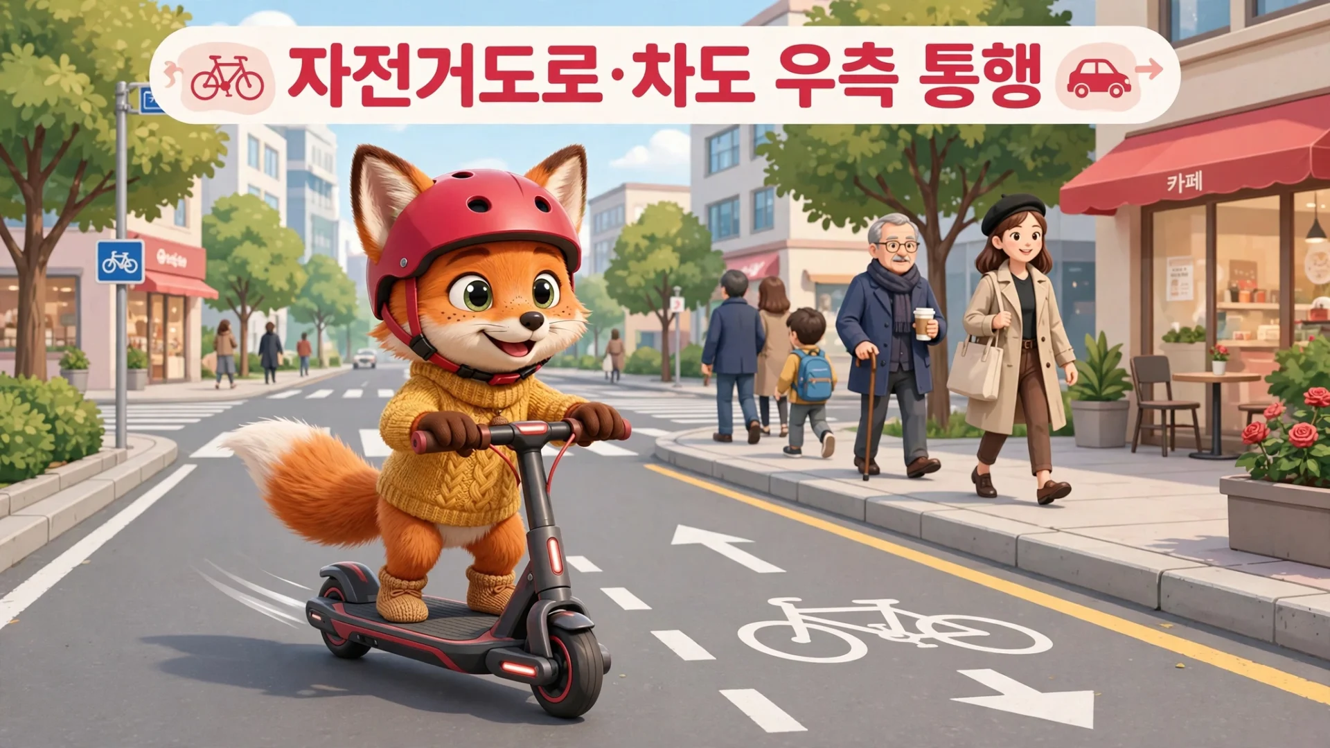 전동킥보드 통행 규칙 안내