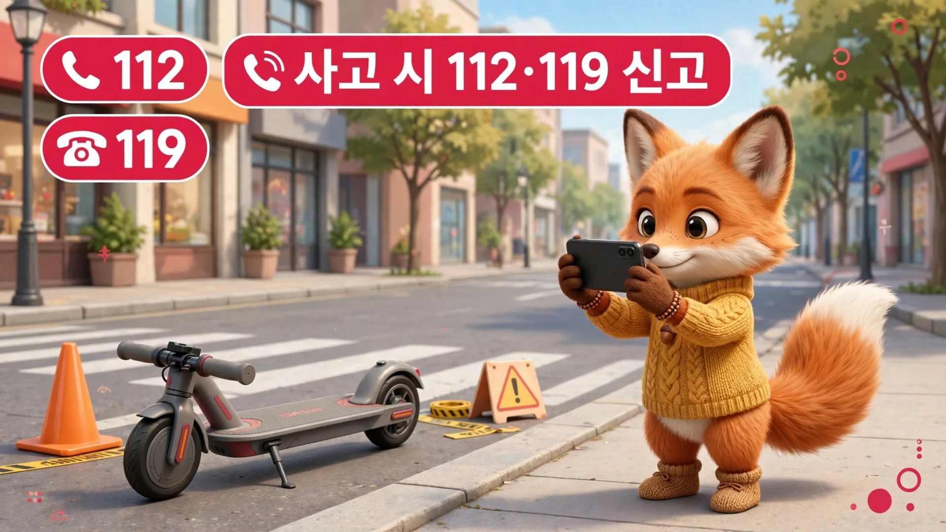 전동킥보드 사고 시 대처 방법 안내