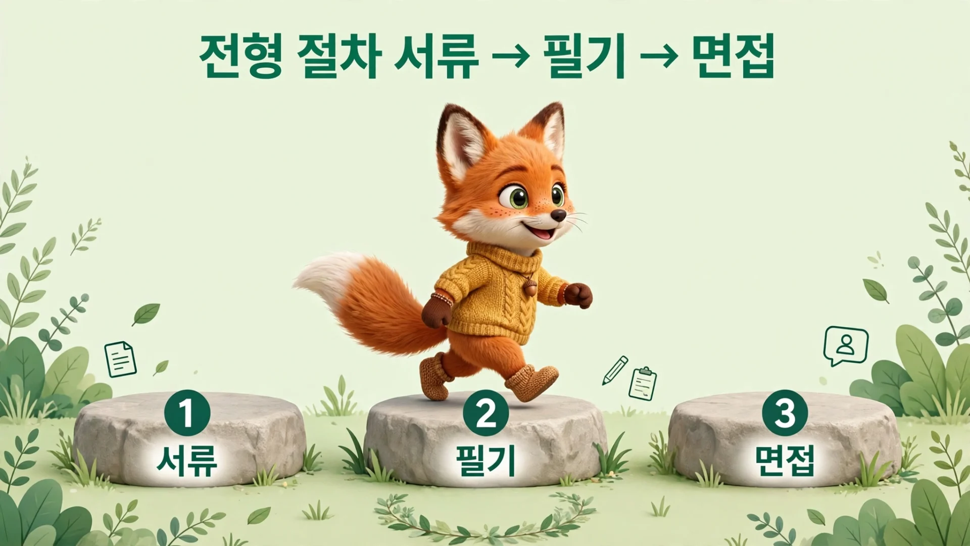 코레일테크 전형 절차 안내
