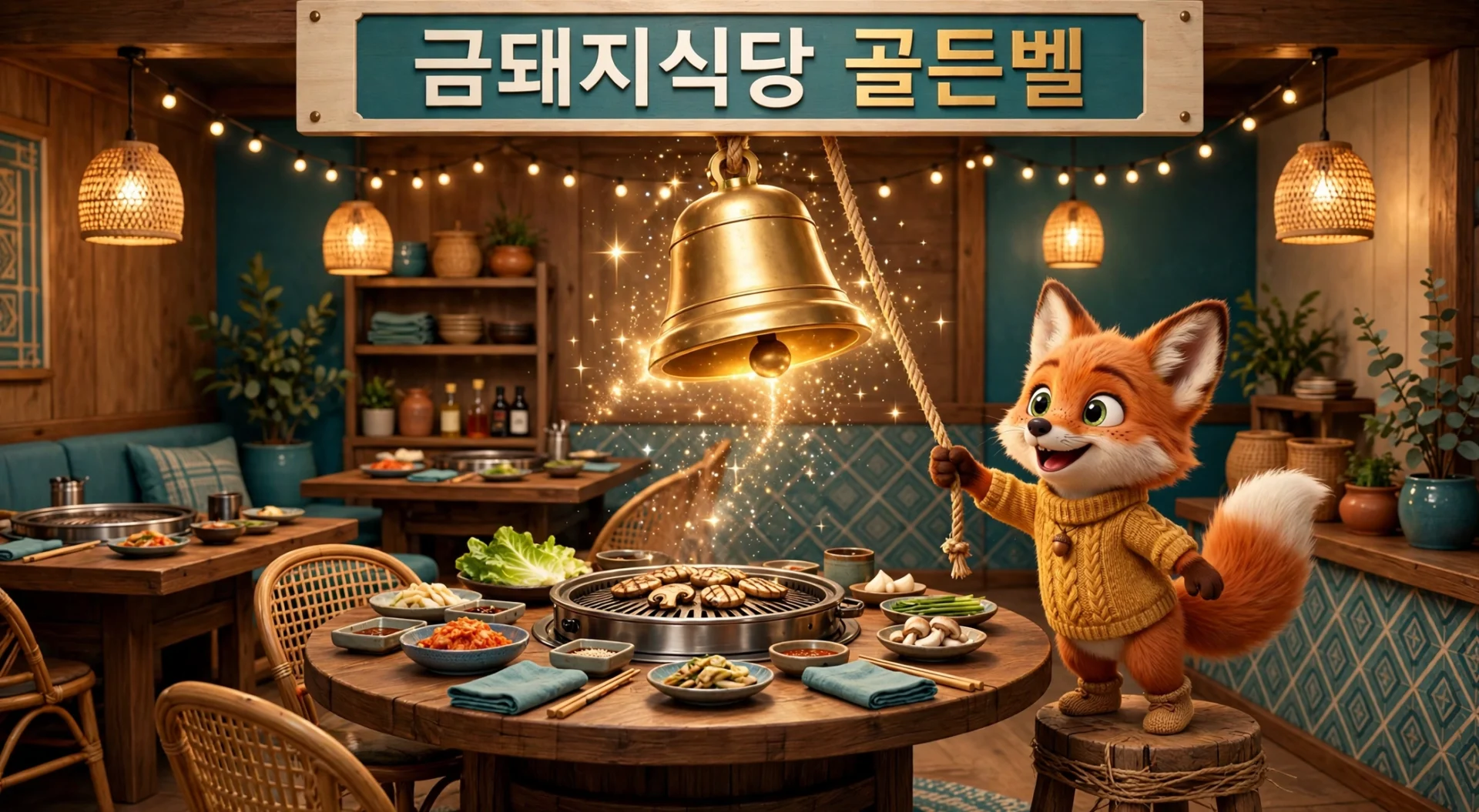 이수만 금돼지식당 골든벨 개념 이미지