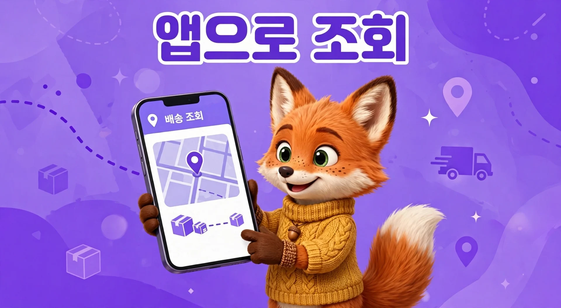 로젠택배 앱으로 조회