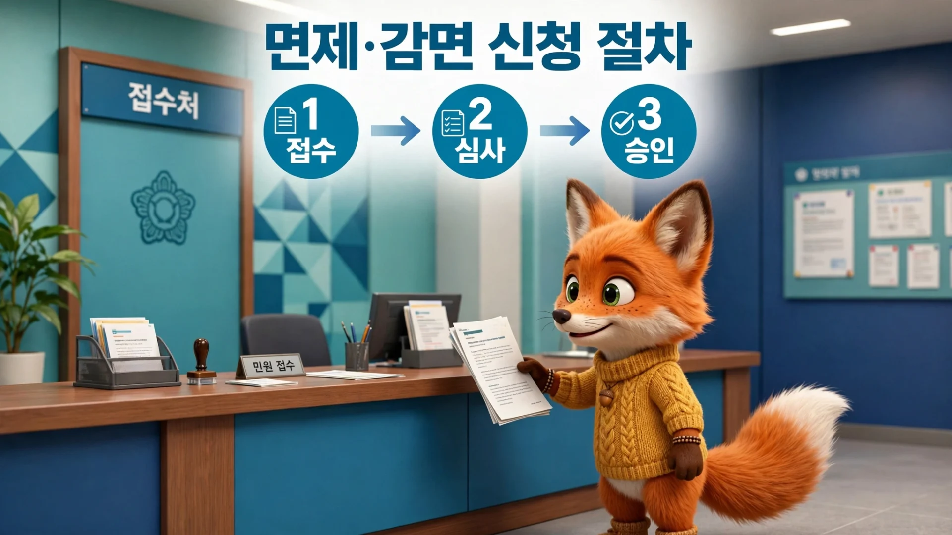 면제·감면 신청 절차