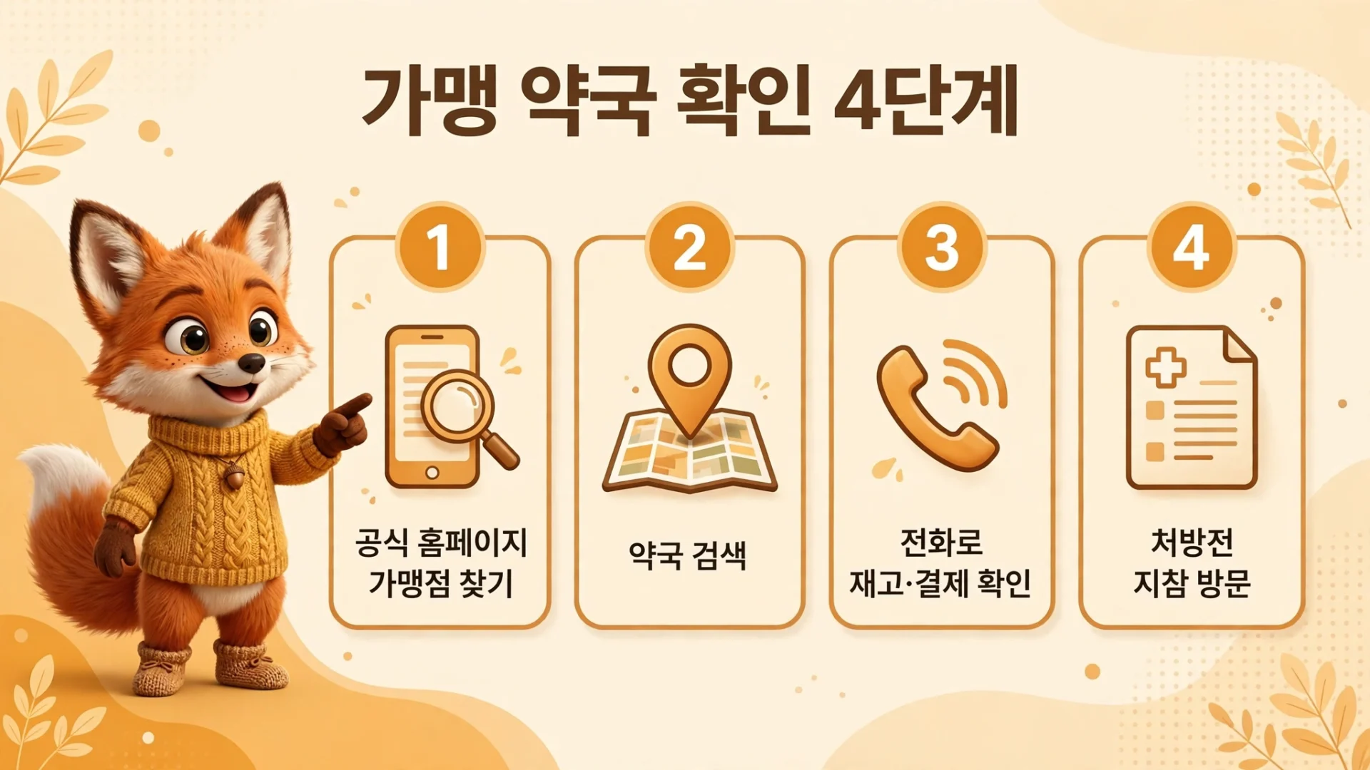 온누리상품권 가맹 약국 확인 4단계