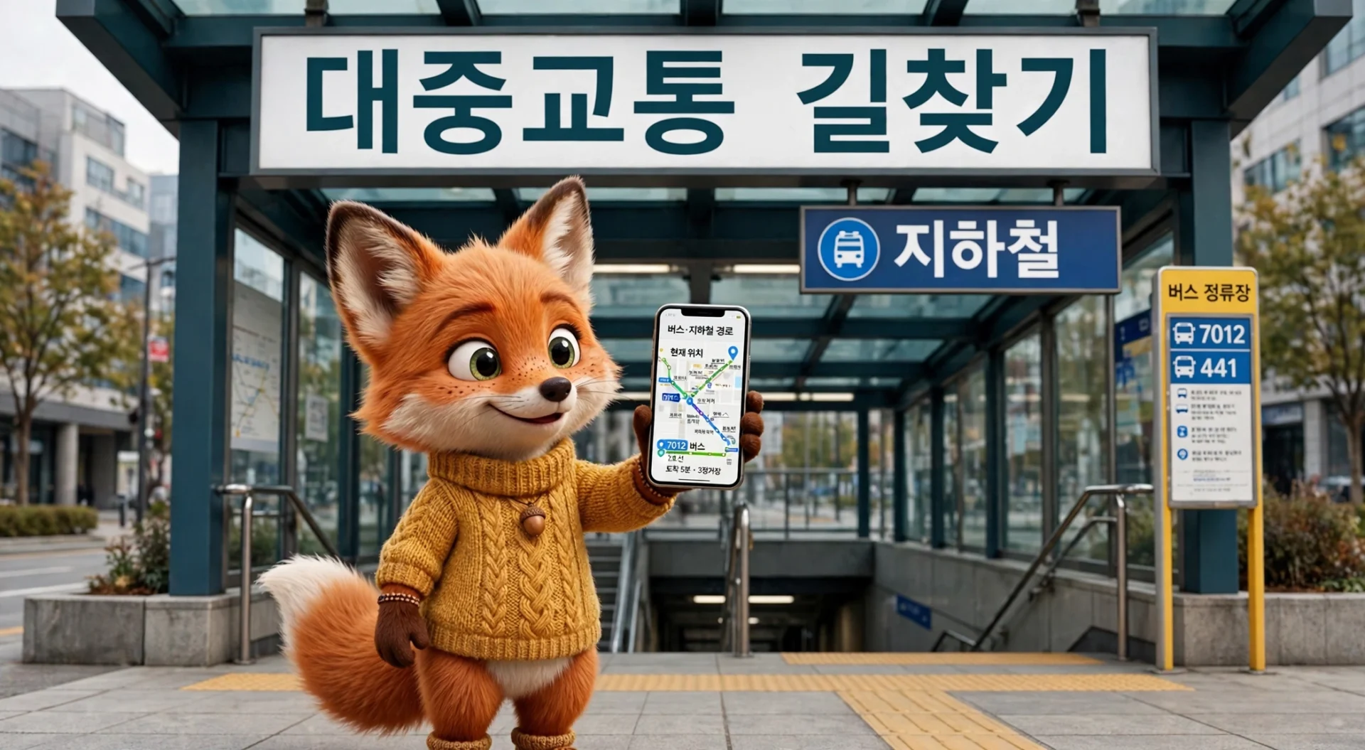 네이버 대중교통 길찾기 안내