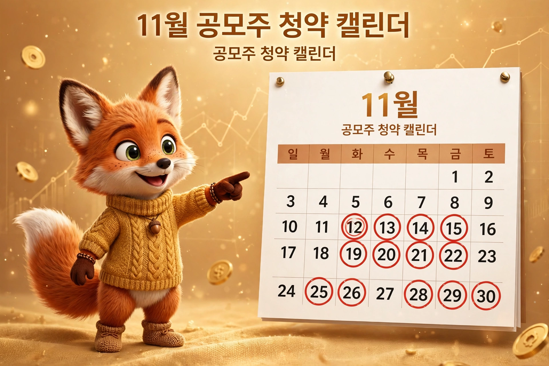 2026년 11월 공모주 청약 캘린더