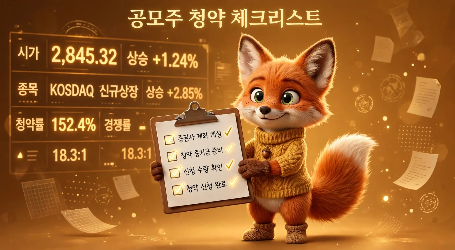 공모주 청약 전 체크리스트