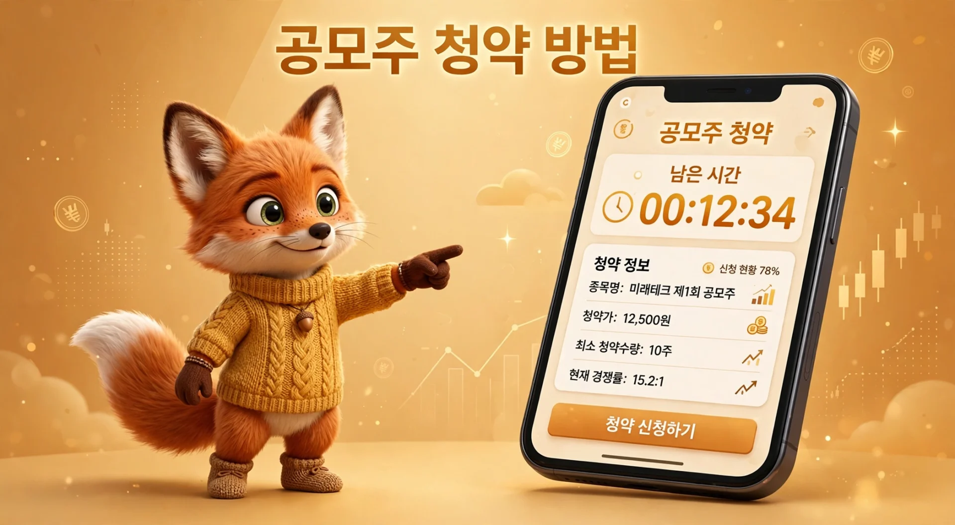 공모주 청약 방법 4단계