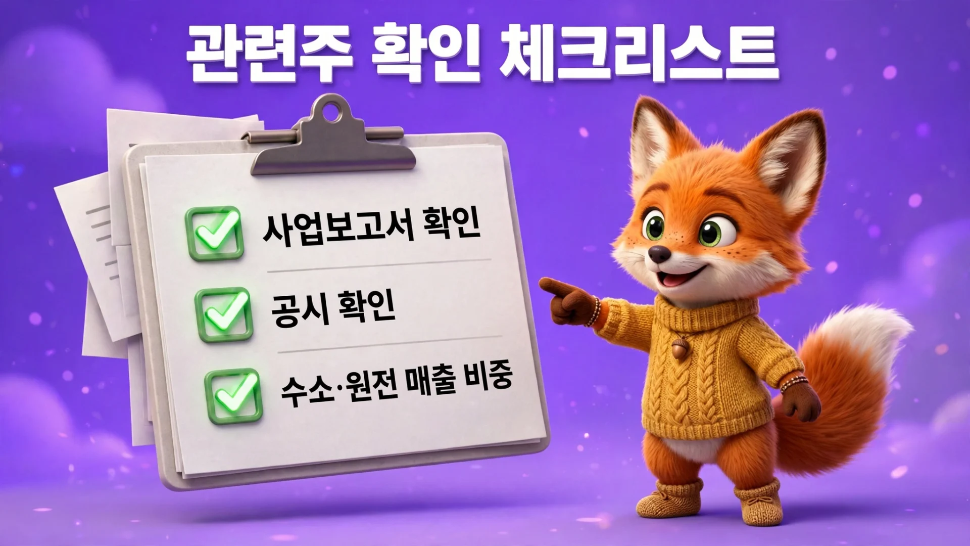 핑크수소 관련주 확인 체크리스트