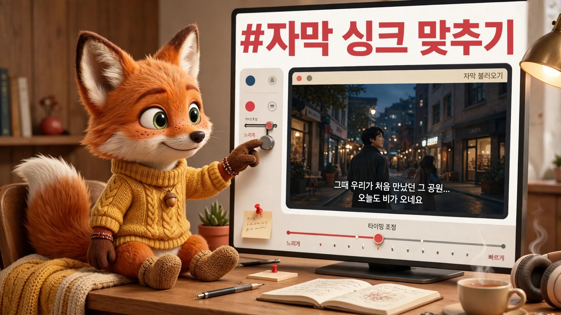 팟플레이어 자막 싱크 맞추기