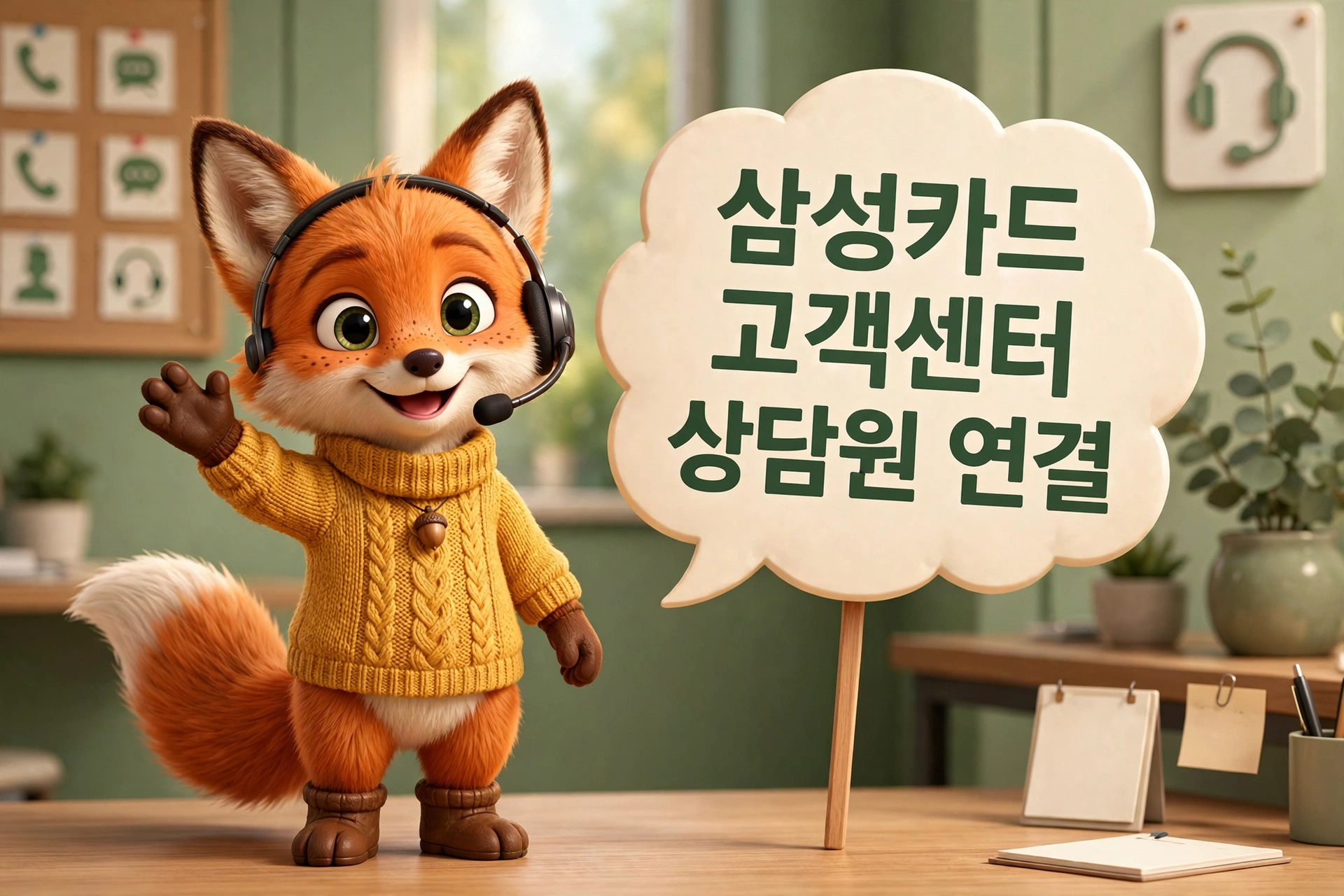 삼성카드 고객센터 상담원 연결 안내