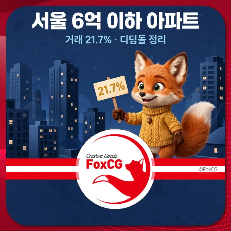 서울 6억 이하 아파트 거래 21.7% 썸네일