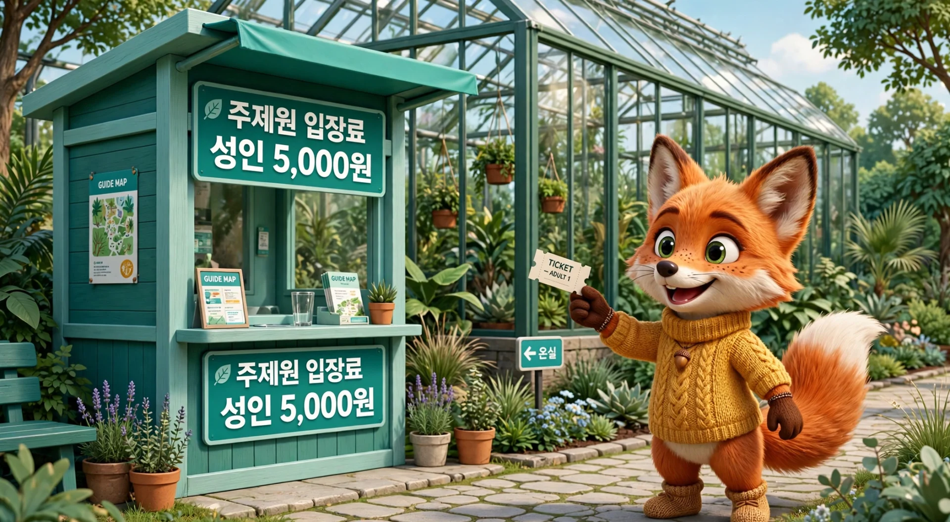 서울식물원 주제원 입장료 안내