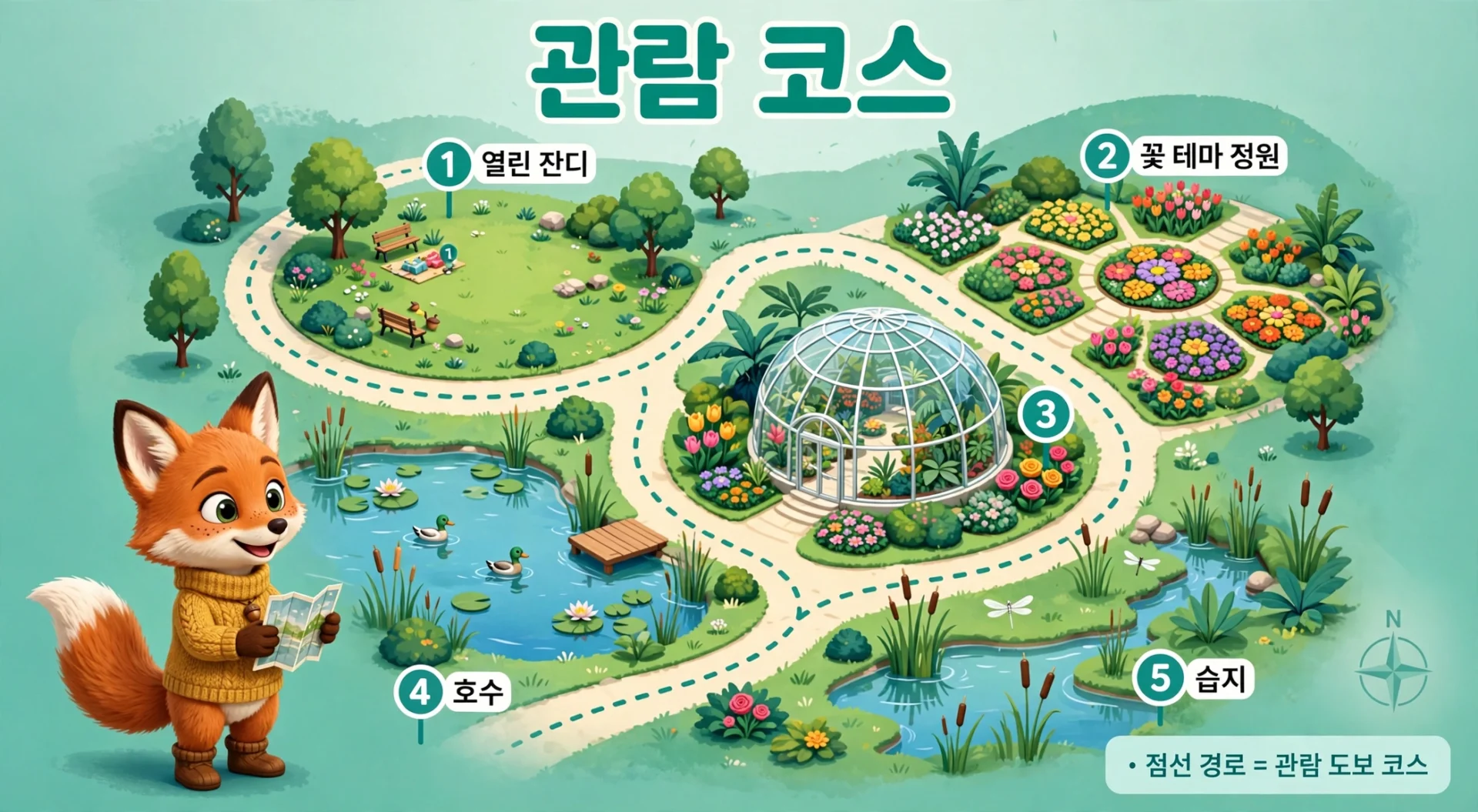 서울식물원 관람 코스 안내