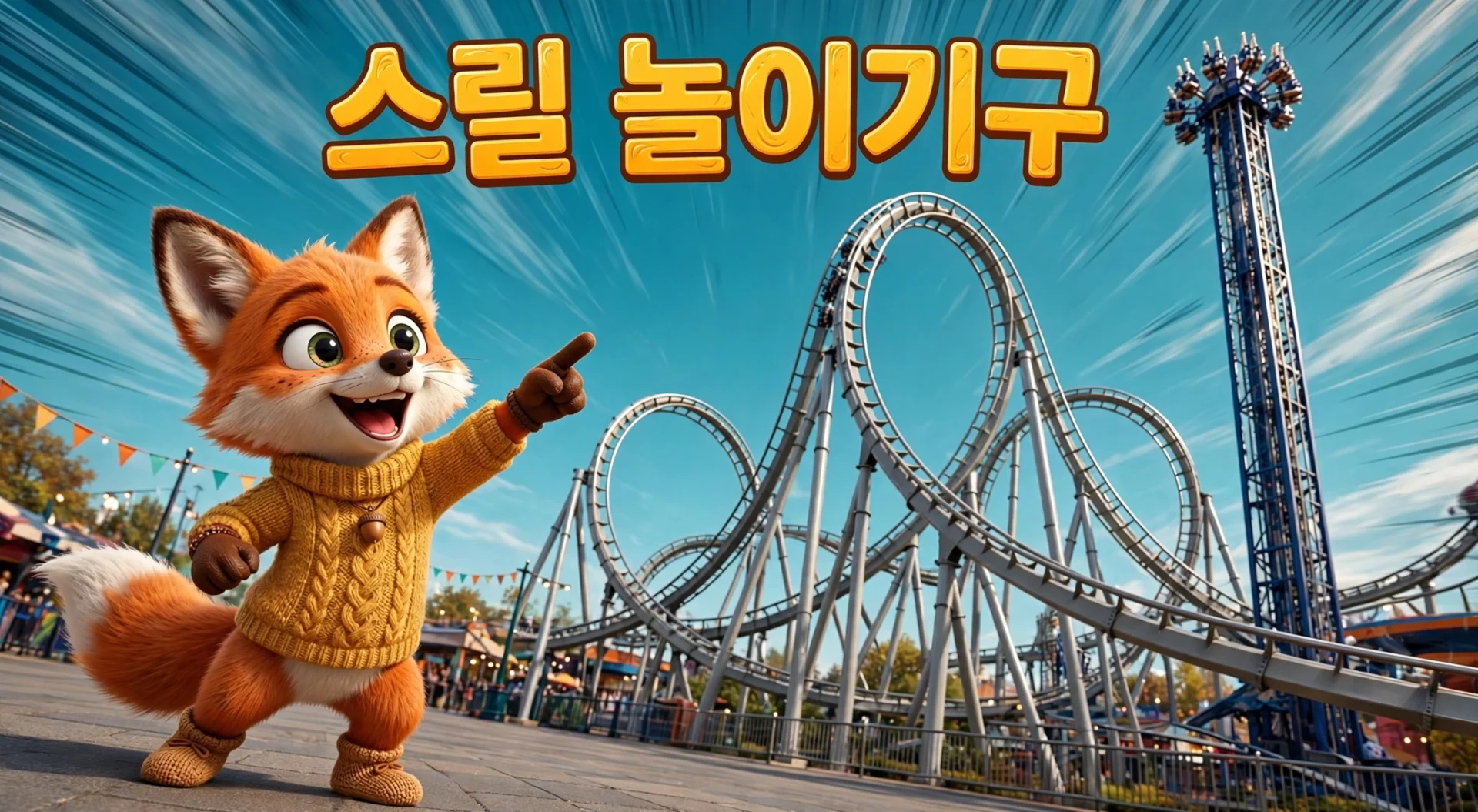 서울랜드 스릴 놀이기구 안내