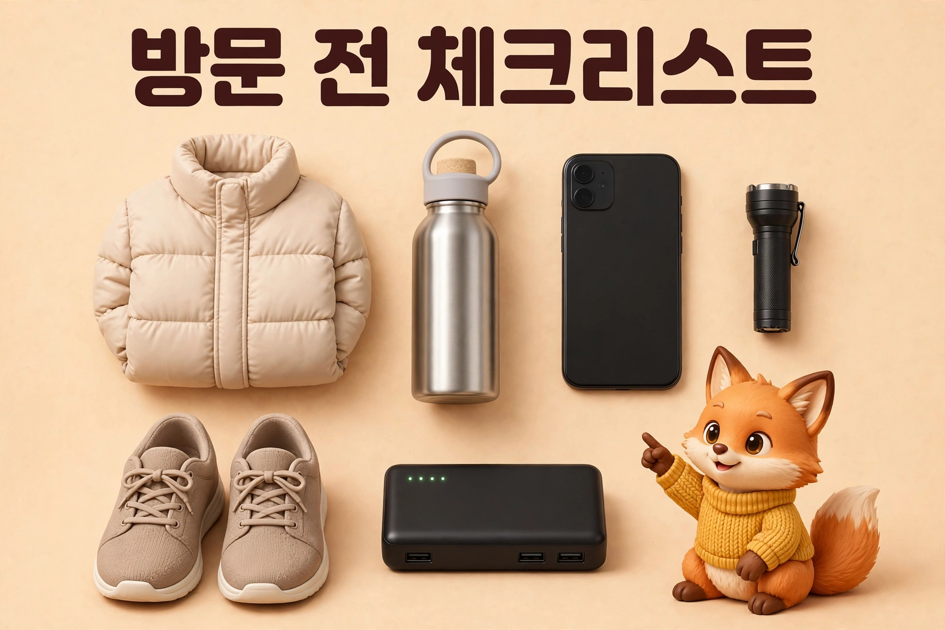 방문 전 체크리스트