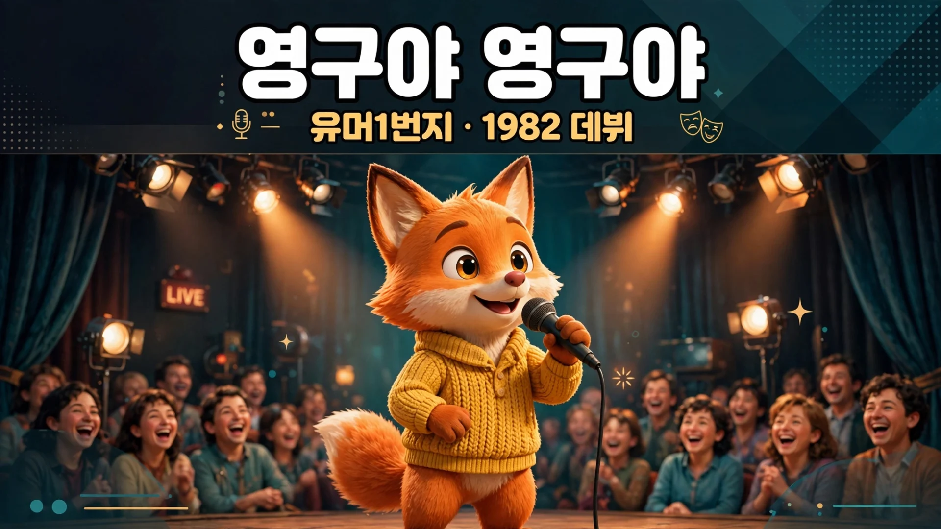 심형래 영구야 영구야 코미디 무대 일러스트