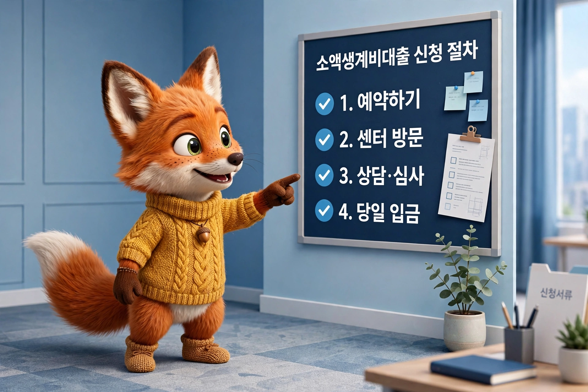 불법사금융예방대출 신청 절차 4단계 안내 — 예약·센터 방문·상담 심사·입금