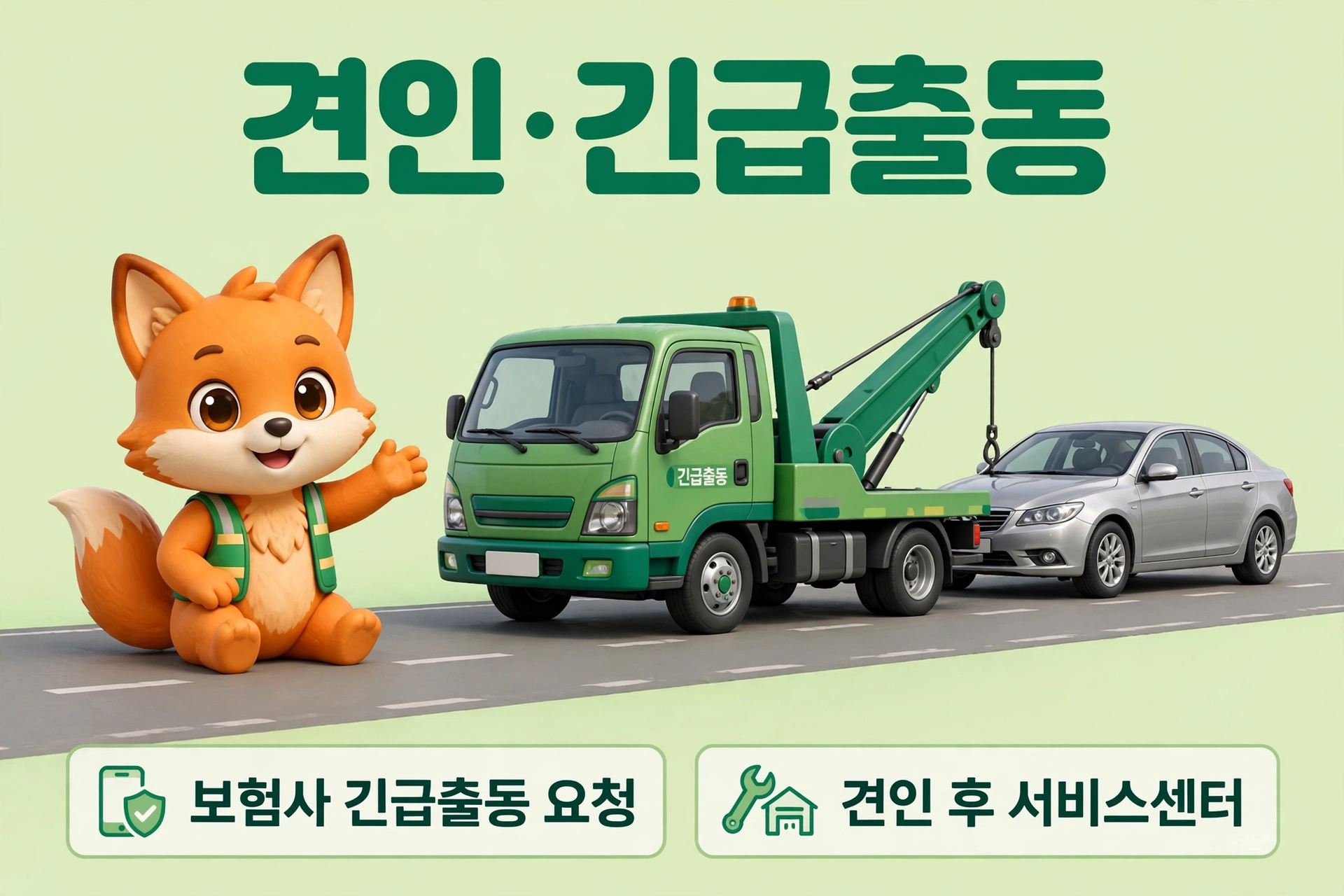 스마트키 분실 시 견인 순서 안내