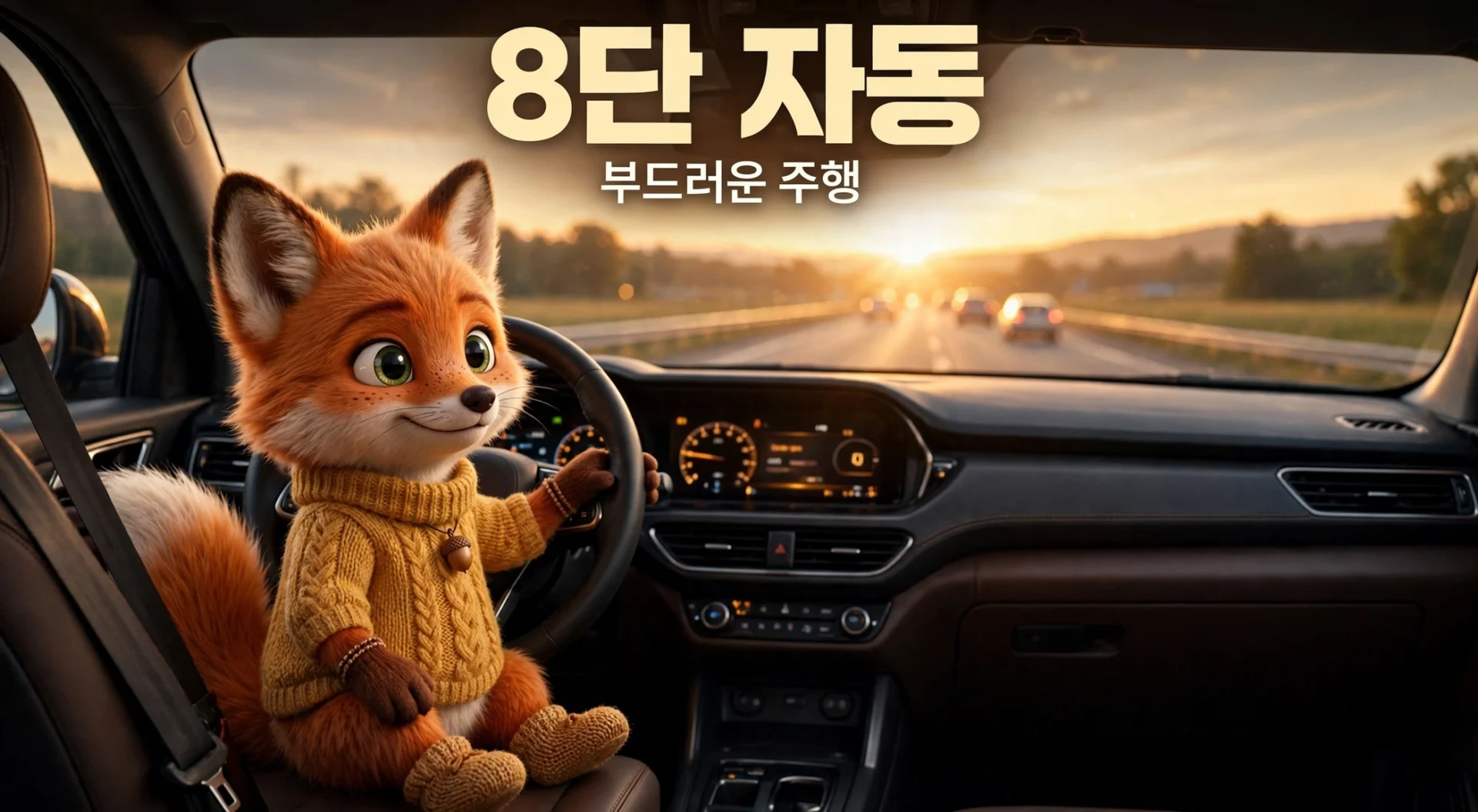 신형 투싼 1.6 터보 주행 질감