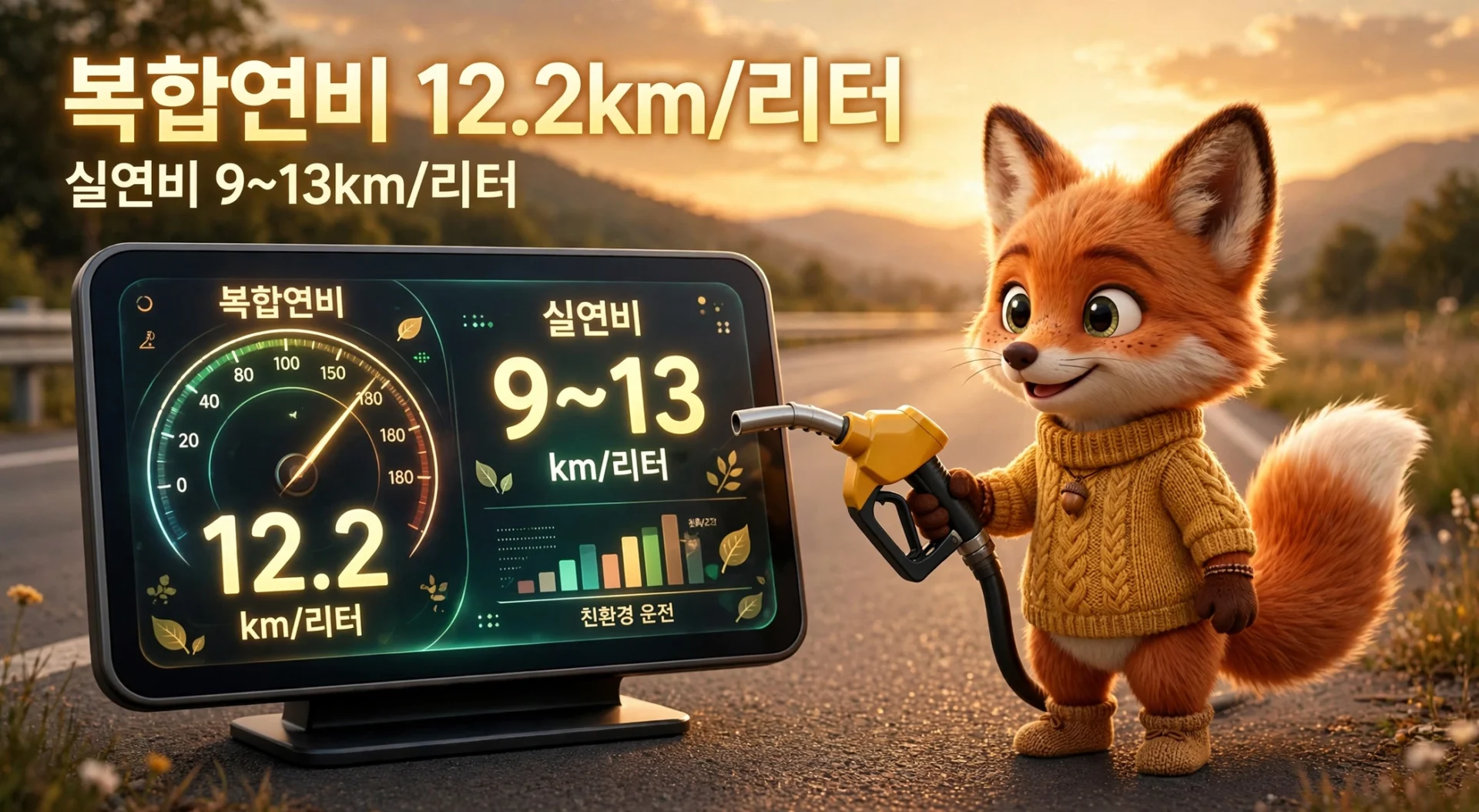 신형 투싼 1.6 터보 연비