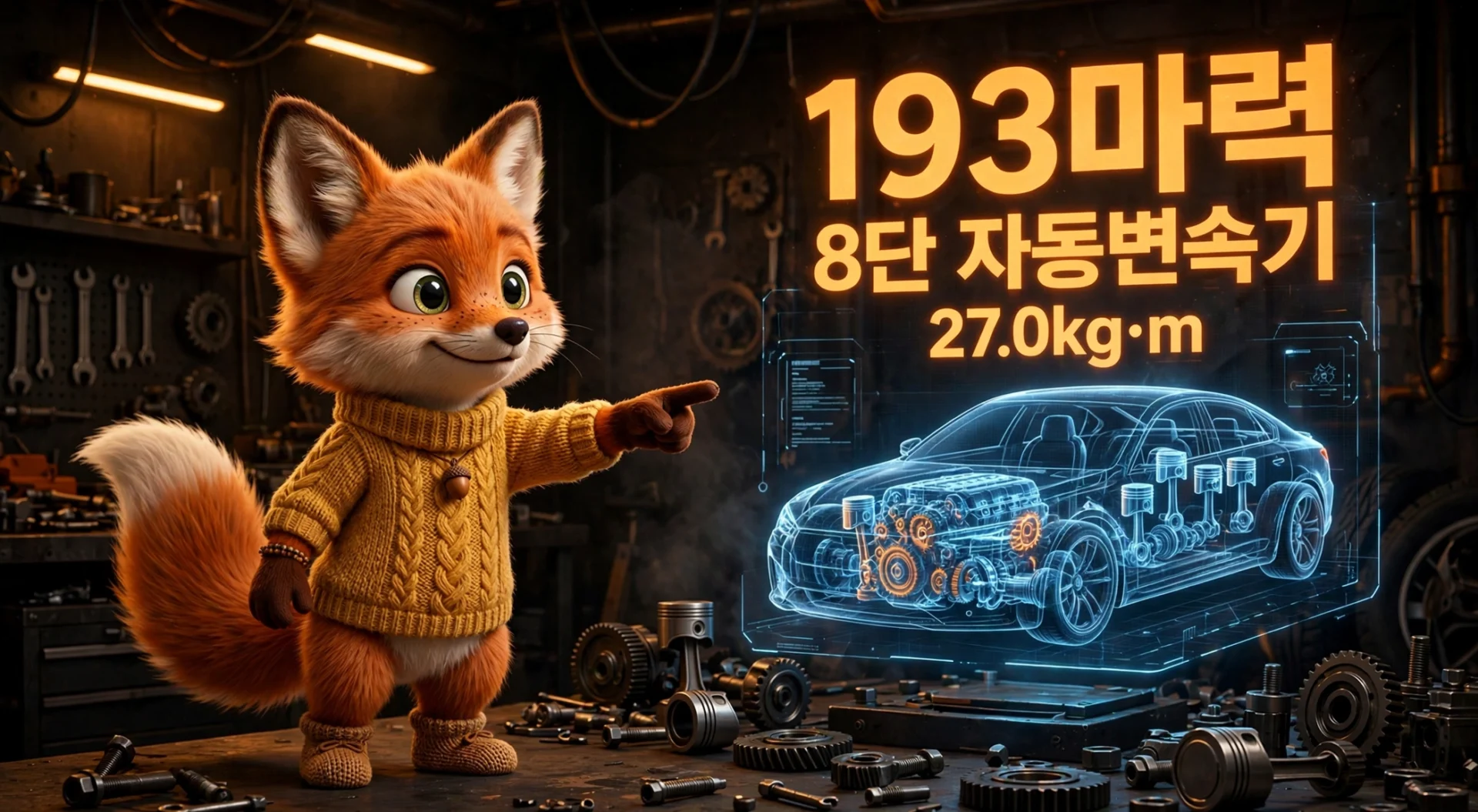 신형 투싼 1.6 터보 스펙 193마력 8단 자동
