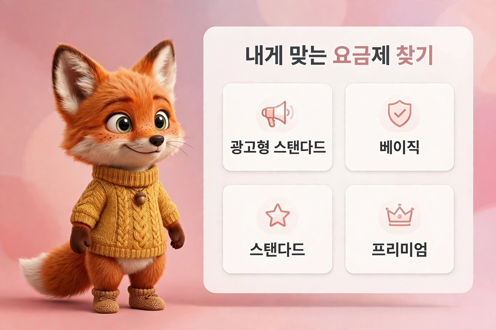 티빙 요금제 비교 - 광고형 스탠다드, 베이직, 스탠다드, 프리미엄 4종