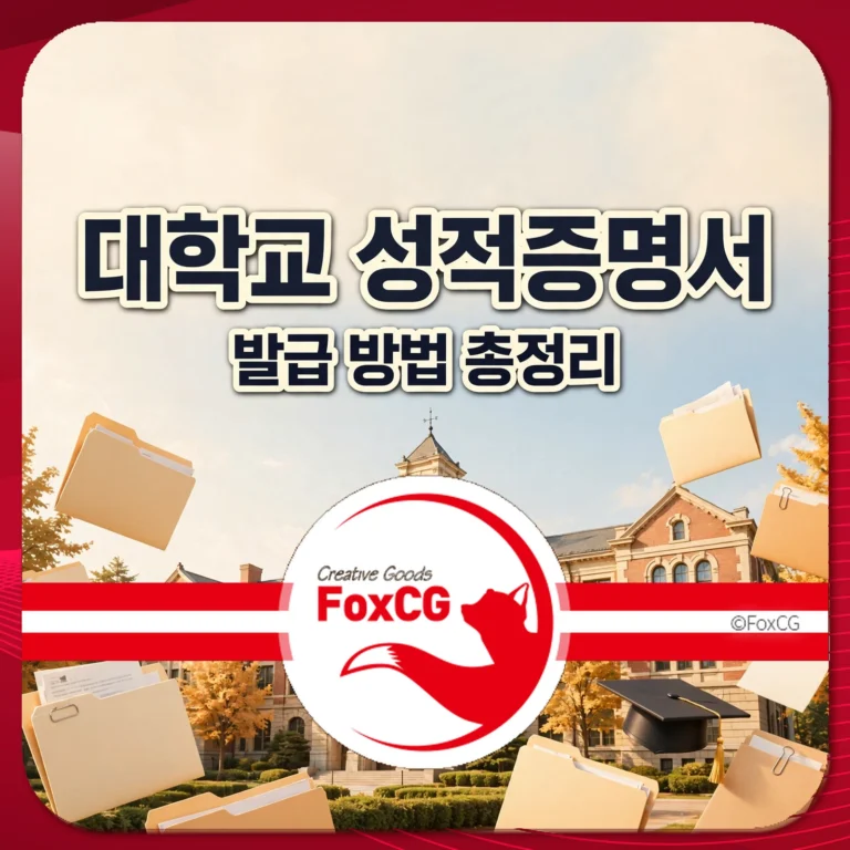 대학교 성적증명서 발급 방법 총정리 썸네일