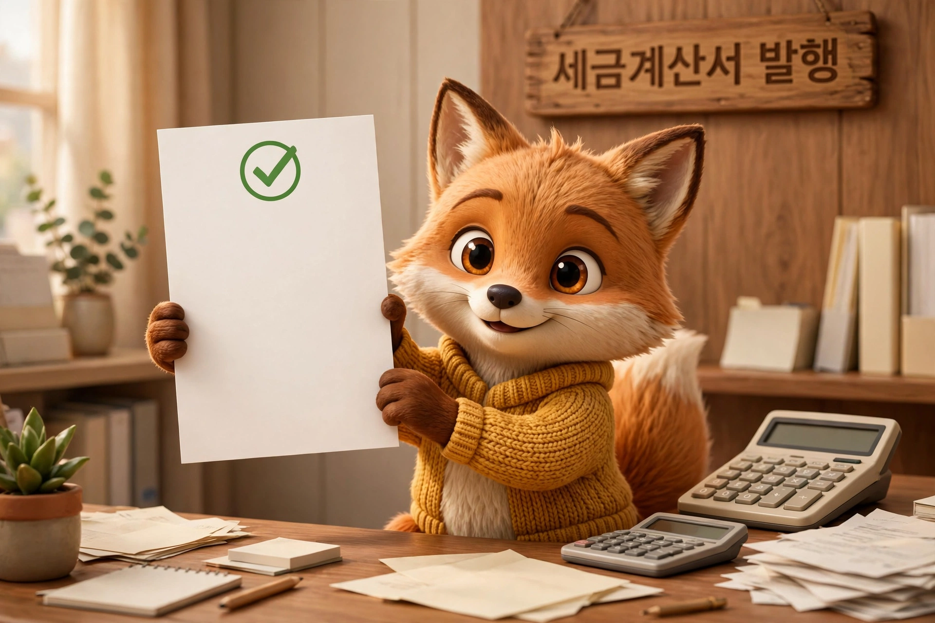 위하고 세금계산서 발행 관리 안내