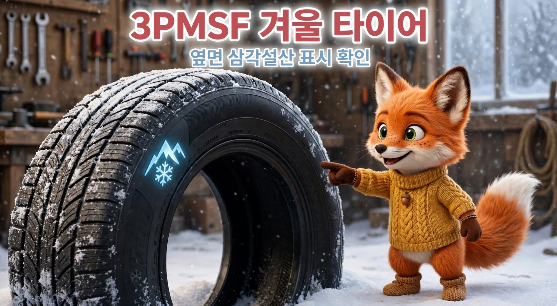 3PMSF 겨울 타이어 표식