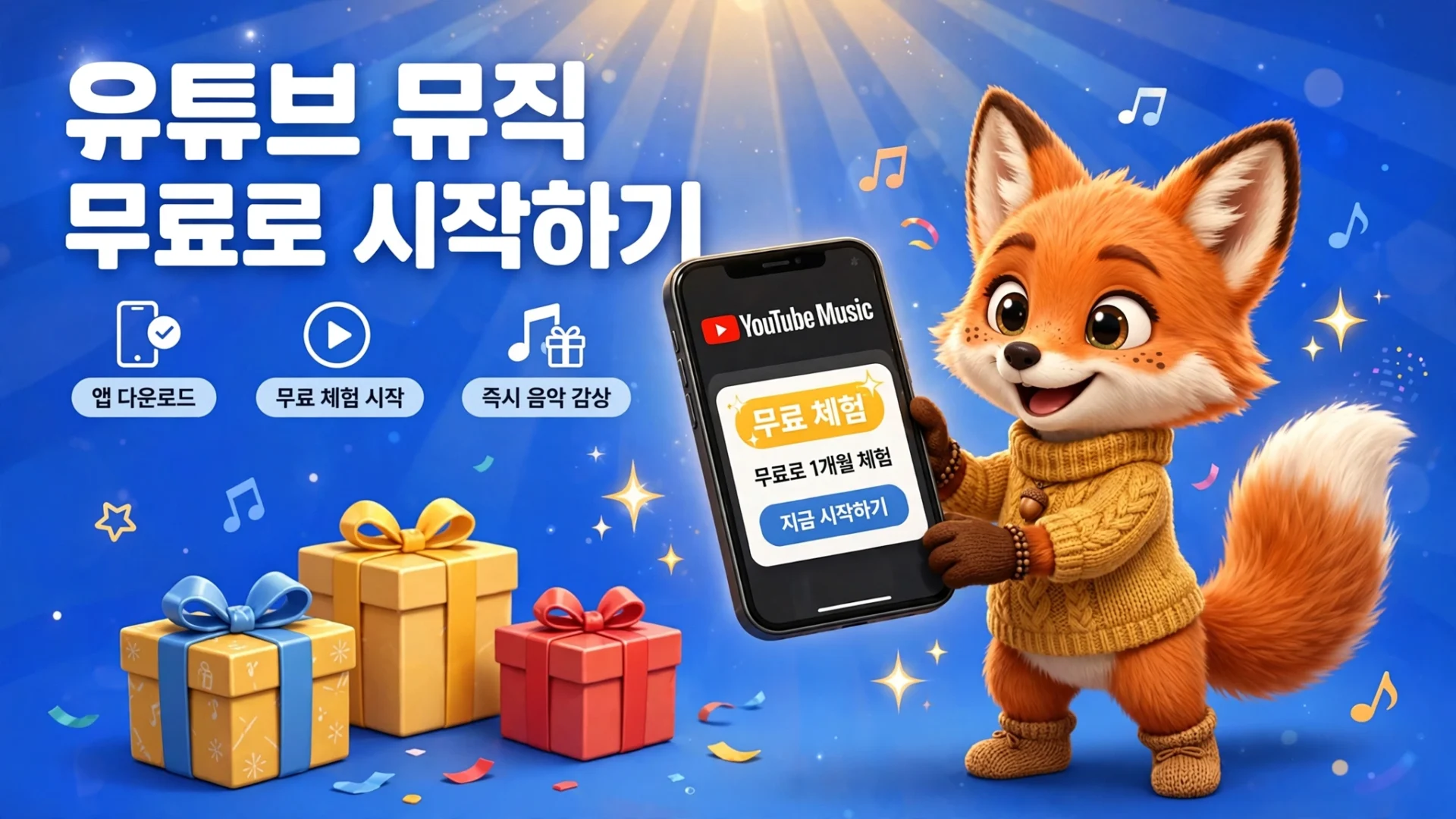 유튜브 뮤직 무료로 듣는 공식 방법 안내