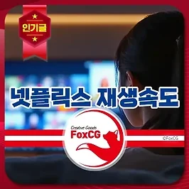 넷플릭스 광고형 스탠다드 재생속도 배속 설정 방법